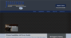 Desktop Screenshot of jorgensen-usa.com
