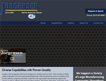 Tablet Screenshot of jorgensen-usa.com